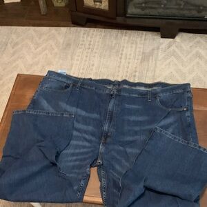 Men's Relaxed Fit Blue Denim Jeans
